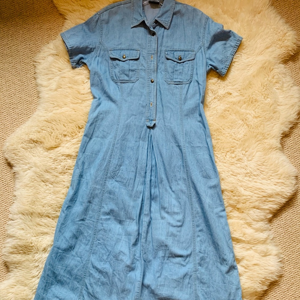 VTG Lizwear Petite 90’s Denim Dress